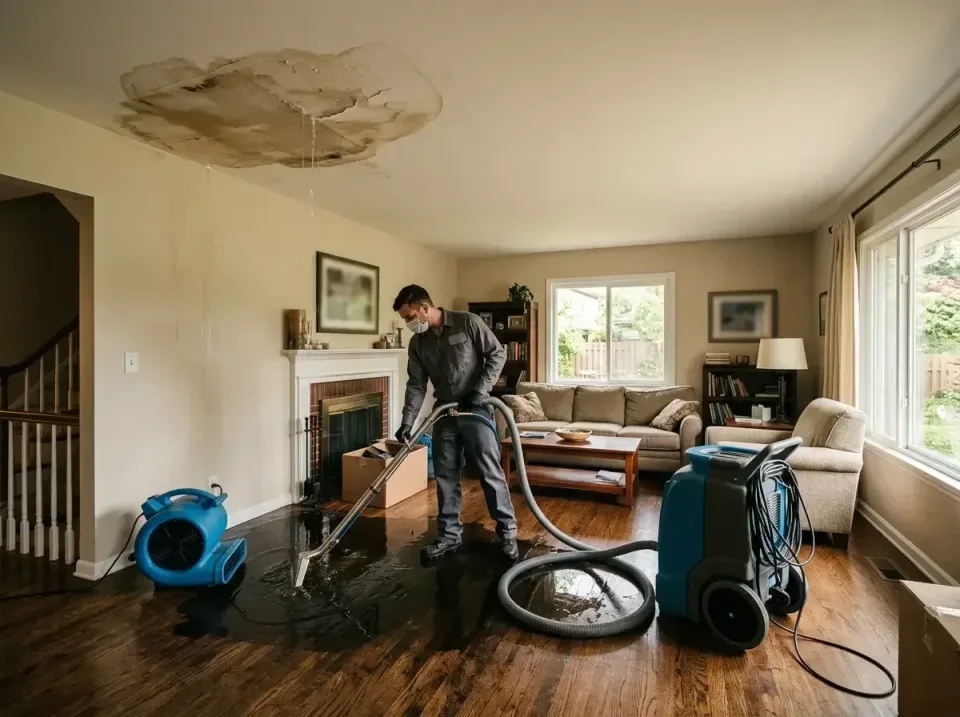 attic-pipe-burst-ceiling-drip-008 — frequently asked questions, Water Damage Restoration & Carpet Care in Issaquah, WA